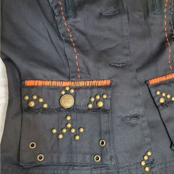 LOVESTITCH RARE embellished studded jacket S - Picture 9 of 11